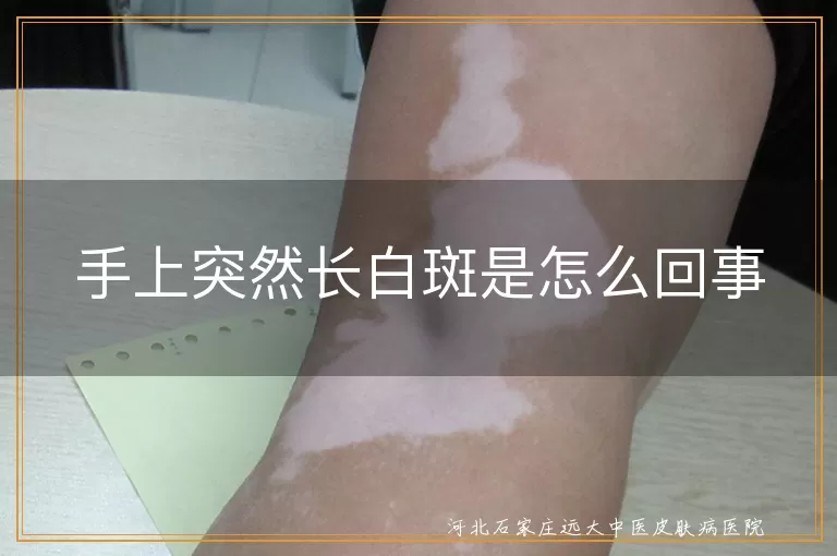 手指突发白斑怎么回事,手部白癜风初期症状,白斑突然扩散怎么办